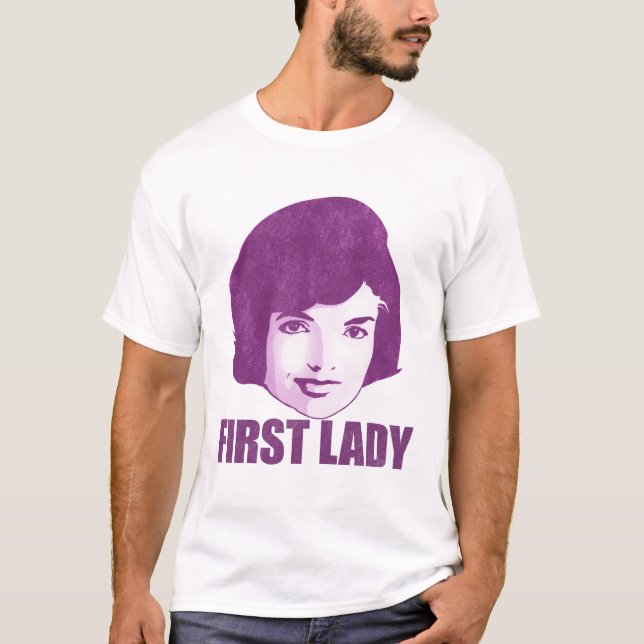 First Lady Jackie O  T-Shirt - Customized (Front)