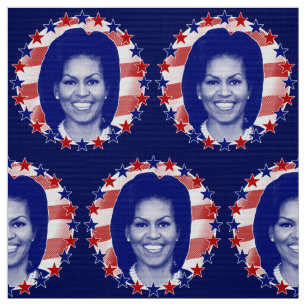 First Lady Michelle Obama Stars and Stripes Fabric