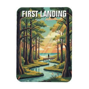 First Landing State Park Virginia Travel Magnet