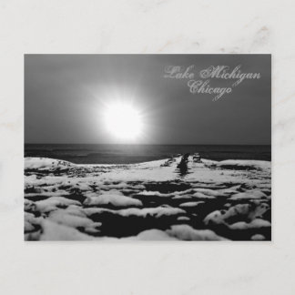 First Light Lake MIchigan Post Postcard