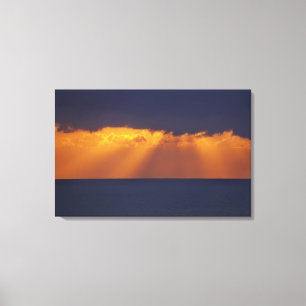 First Light over Tasman Sea, Australia Canvas Print