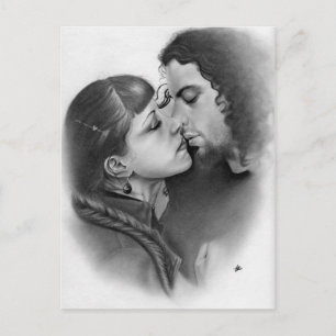 First Love Couple Postcard
