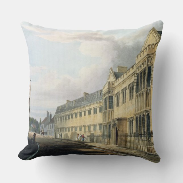 First Master's House, Harrow School, from 'History Throw Pillow (Front)
