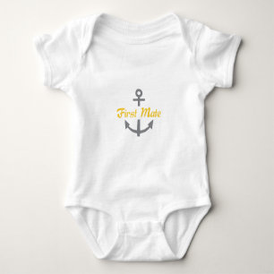 First Mate Anchor Baby Bodysuit