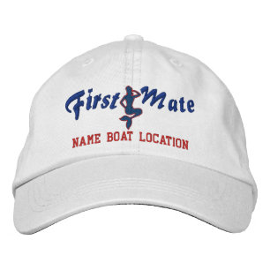 First Mate Mermaid Cap Personalize it!
