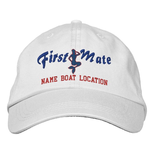 First Mate Mermaid Cap Personalize it! (Front)