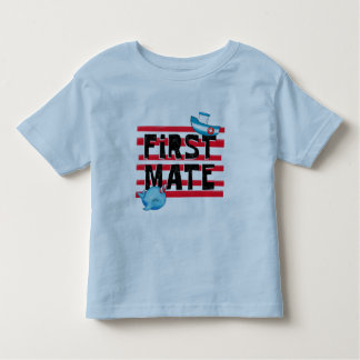 First Mate Salior and Narwal Toddler T-shirt
