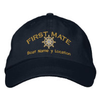 First Mate Wheel Your Boat Name Your Name or Both!