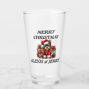FIRST MERRY CHRISTMAS YORKA GLASS