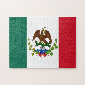 First Mexican Republic Flag, Mexico 1824–1835 Jigsaw Puzzle
