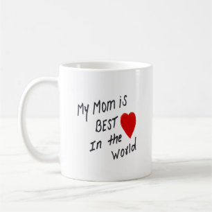 first mom happy mother's day simple handwritten coffee mug