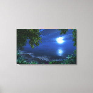 "First Moonlight" Wrapped Canvas