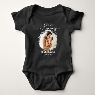 First Mother day Photo Baby Bodysuit