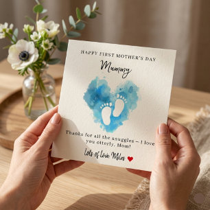 First Mother’s Day Card from Baby Boy