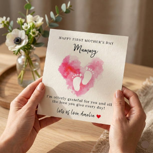 First Mother’s Day Card from Baby Girl