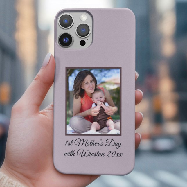 First Mother’s Day Custom Photo and Text Case-Mate iPhone Case (Creator Uploaded)