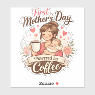First Mother’s Day Fuelled by Coffee – New Mom Gif