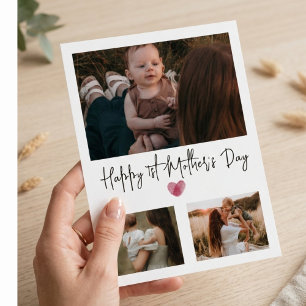 First Mother’s Day Personalized Photo Card New Mom