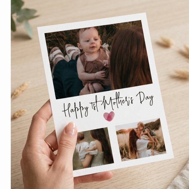 First Mother’s Day Personalized Photo Card New Mom (Creator Uploaded)