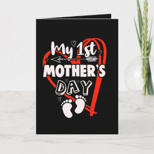 first Mother's Day add sentiment Card