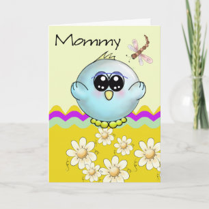 First Mothers Day Baby Bird Card