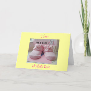 First Mother's Day Card