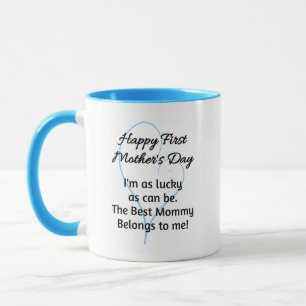 First Mother's Day Coffee Mug for Baby Boy