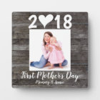 First Mother's Day Custom Photo Plaque