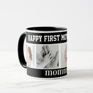 first mothers day cute photo collage Mug