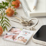 First Mother's Day Gift | Cute Photo Collage Keychain<br><div class="desc">Create your very own special first mothers day gift with this cute modern photo collage keychain. Featuring 3 square photographs,  the text 'Happy 1st Mother's Day',  a we love you lots message and names. Makes a wonderful keepsake gift for mom and grandma on Mothers day,  birthdays or christmas.</div>