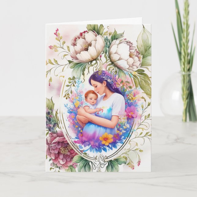 First Mothers Day Holiday Card (Front)