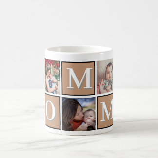 First Mother's Day Mom 5 Photo Collage Mug