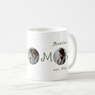 First Mothers Day Mom Established Photo Coffee Mug