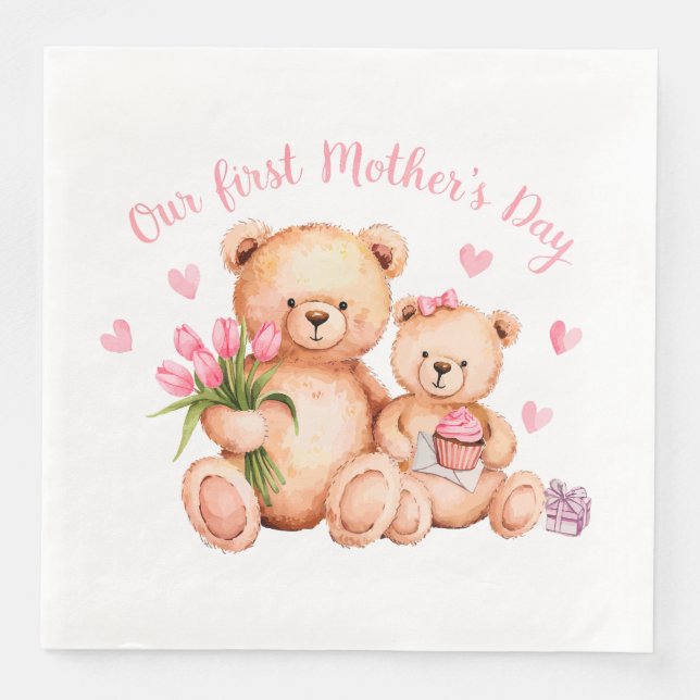 First Mothers Day Napkin (Front)