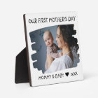 First Mothers Day New Mom Baby Photo Keepsake