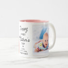 First Mothers Day Personalized 2 Photo Pink