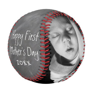 First Mothers Day Personalized One Of A Kind Baseball
