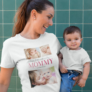 First Mother's Day Photo Collage T-Shirt