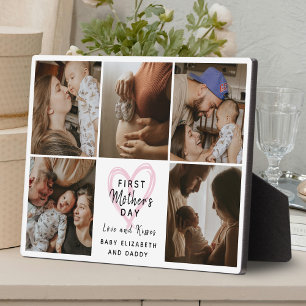 First Mother's Day Picture Photo Collage Keepsake Plaque