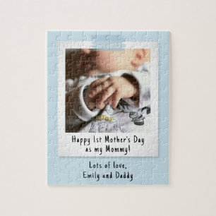 First Mother's Day Snapshot Style Photo Jigsaw Puzzle