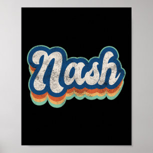 First Name Boy Vintage Style 70s 80s Personalized Poster