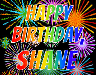Happy Birthday Shane Gifts On Zazzle Ca