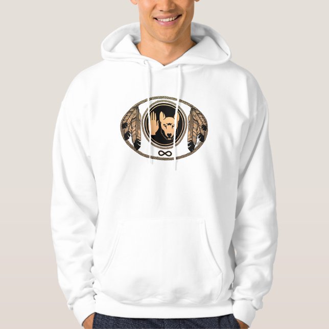 First Nation Hoodie  Rebellion Flag Pride Hoodie (Front)