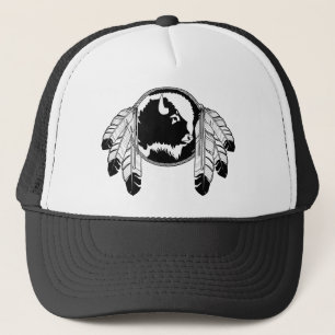 First Nation Wildlife Cap Buffalo Wildlife Art Cap