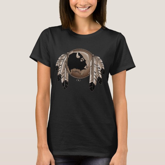 First Nation Wildlife Shirt Women's Plus Size Top (Front)
