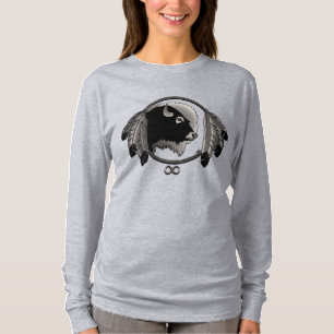 First Nation Wildlife Shirt Women's Plus Size Top