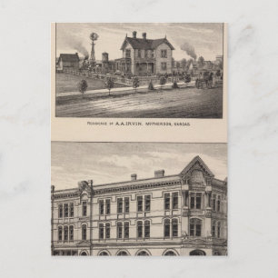 First National Bank, Kansas Postcard