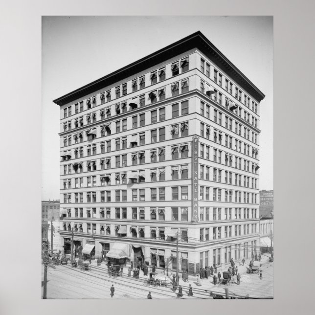 First National Bank Poster (Front)
