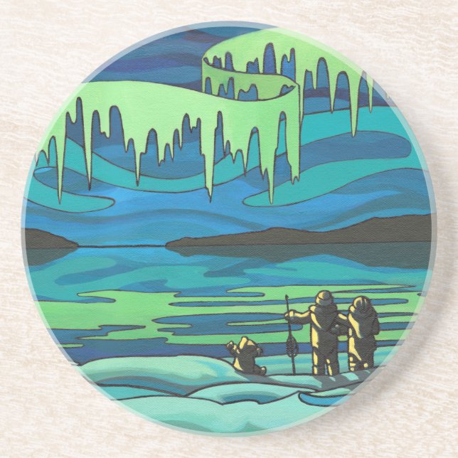 First Nations Art Coaster Native Inuit Art Coaster (Front)