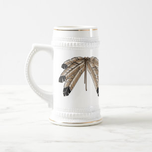 First Nations Beer Mug Wildlife Art Stein Mug